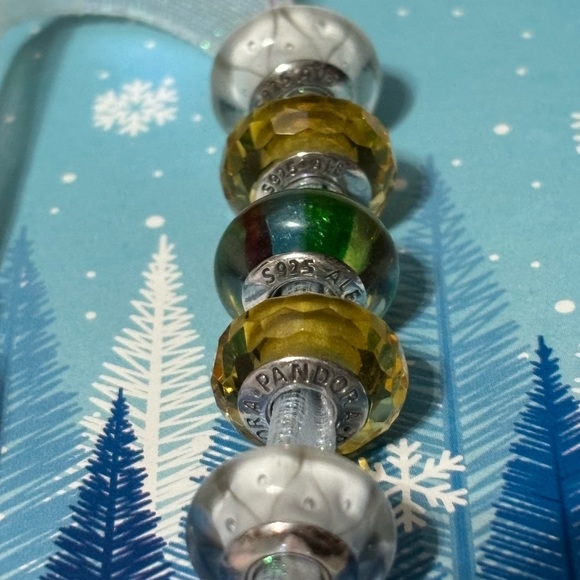 Pandora Murano Glass Charm Bundle - Picture 7 of 7